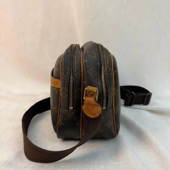 Louis Vuitton Brown Monogram Reporter Bag - Picture 4 of 9